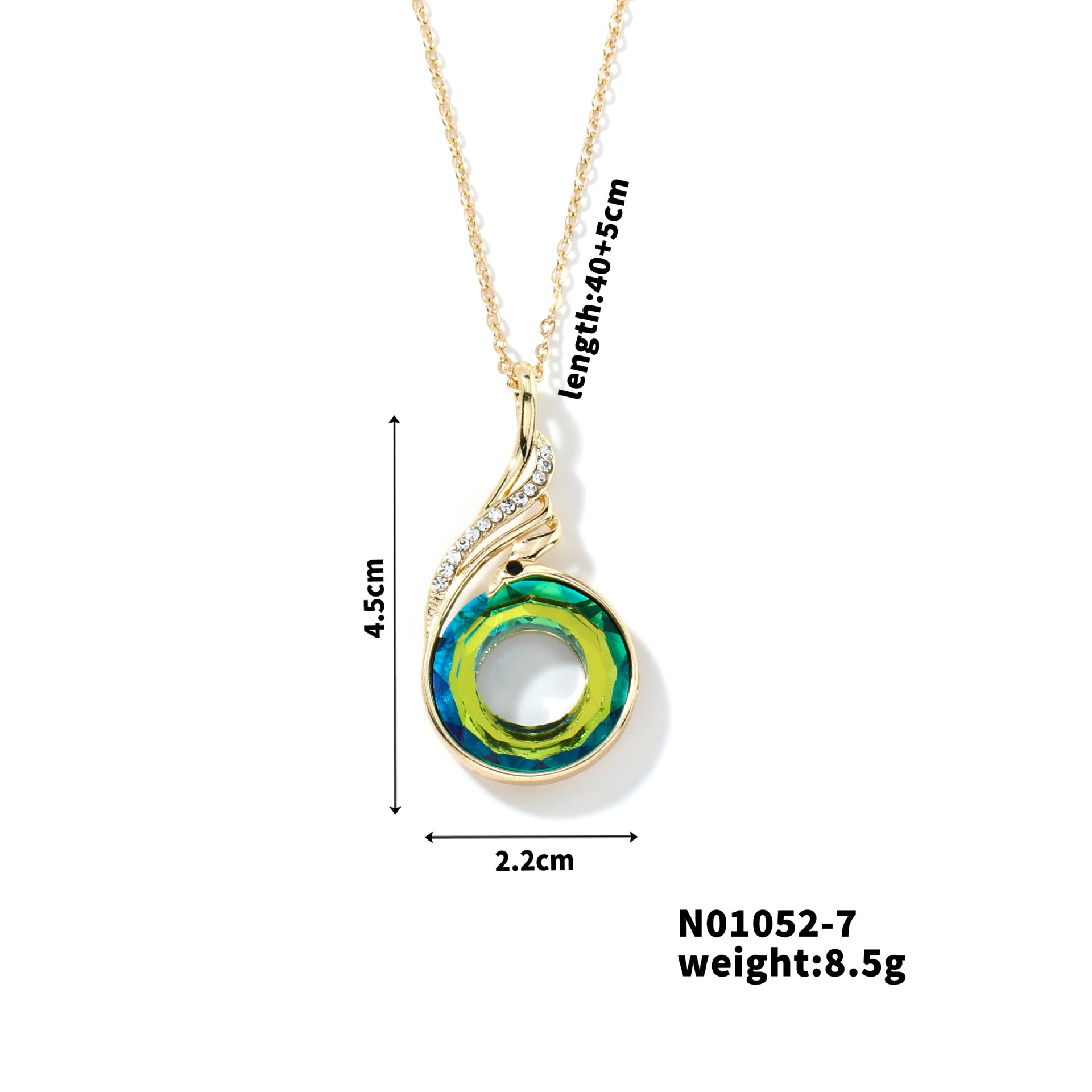 Wholesale Fashion colorful crystal necklace